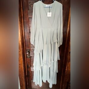 NWT Whyte Valentyne chandelier gray dress sz 12